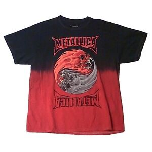 Metallica 2018-2019 Tour TIE DYE Metal Skulls Black T-Shirt Size XL